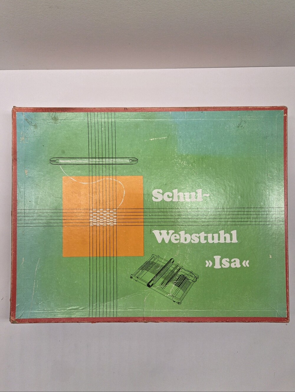50s German Weaving Loom Schulwebstuhl Isa - Vintage Wooden School Teaching Loom